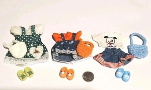 Dollhouse Lot of 3 Children's WEARABLE outfits with Accessories 1/12 - Picture 1 of 4