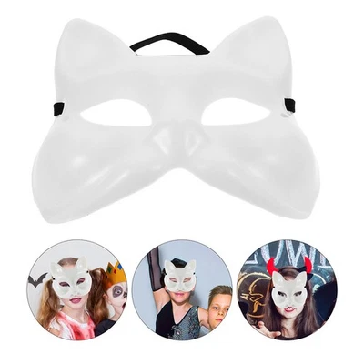 3 Pcs Halloween Maschera Da Volpe Maschere Di Costume - Immagine 1 di 4