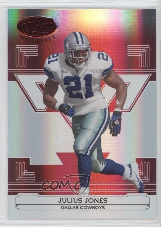 2006 Leaf Certified Materials Mirror Red /100 Julius Jones #39 - Image 1 of 2