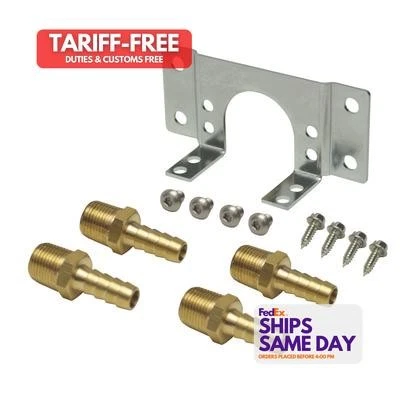 Derale 13026, Kit Zinc Steel Fluid Control T-Stat Mnt Kit (Fits P/N: 13011/25  - Image 1 of 4