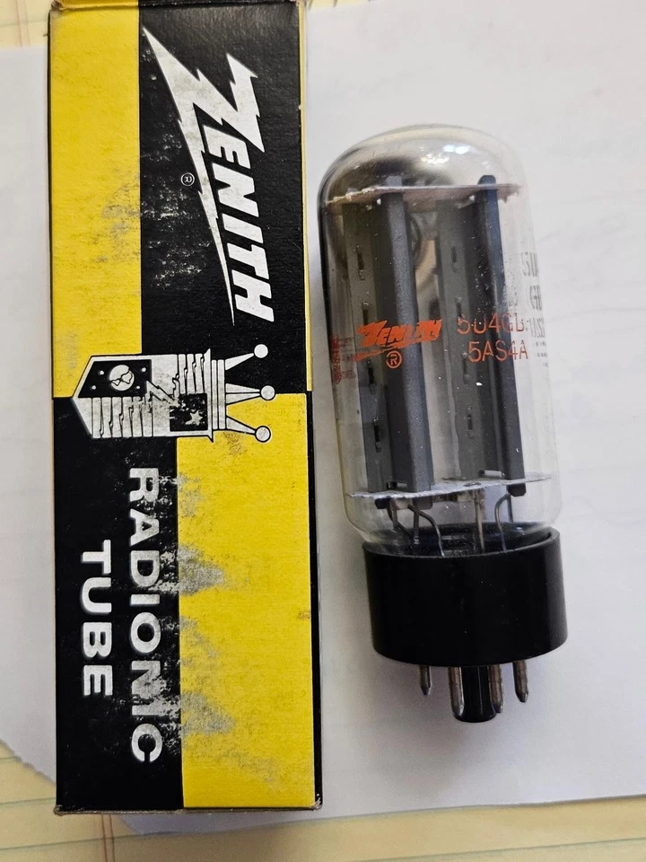 Zenith 5U4GB/5AS4A Nuevo en Caja Tubo de Aspiración Foto 1 de 1