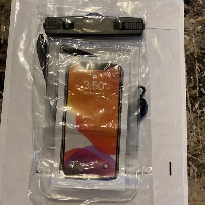 Waterproof Phone Holder BAG with LANYARD for iPhone, Samsung.  All Smart phone - Image 1 of 2