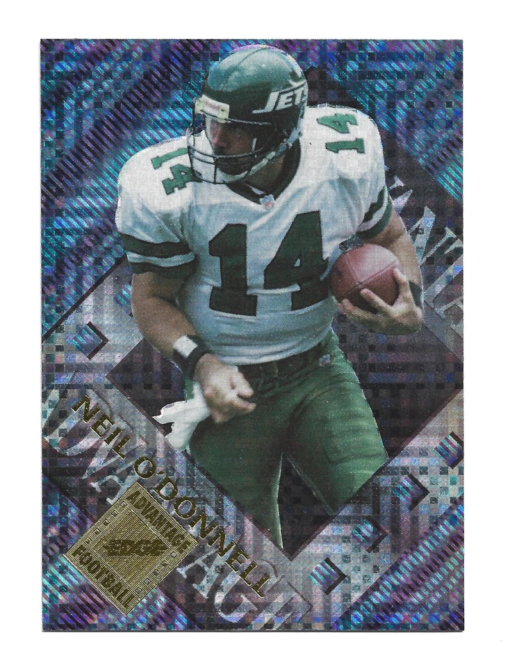 1996 Collector's Edge Advantage Perfect Play Foil #36 Neil O'Donnell Football - Image 1 of 2