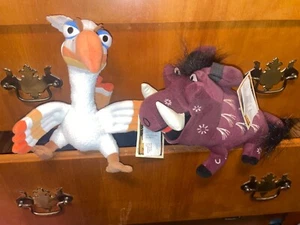 The Lion King Boardway Plash Bean Bag Zazu & Pumbaa - Picture 1 of 8