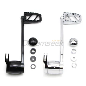 Brake Arm Lever + Pedal Peg for Harley Touring Street Road Glide 2014-2022 Alu - Picture 1 of 10