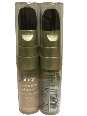 Neutrogena Mineral Sheers Liquid Makeup SPF 20, Buff # 30 (Pack of 2) - Image 1 of 2