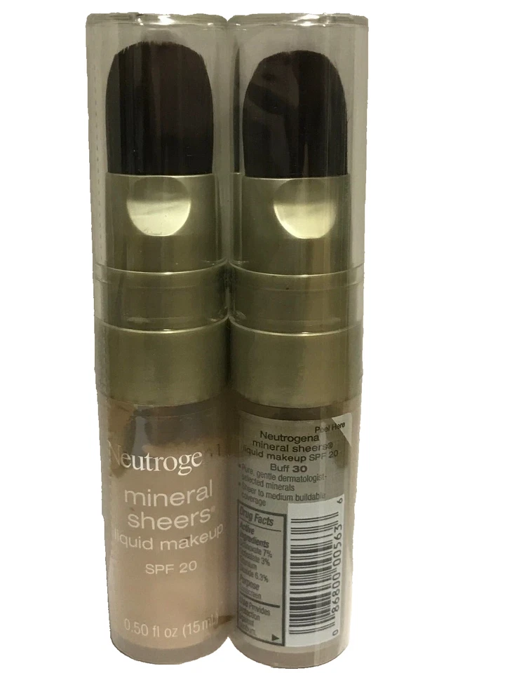 Neutrogena Mineral Sheers Liquid Makeup SPF 20, Buff # 30 (Pack of 2) - Image 1 of 2