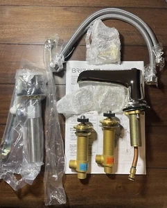 65361LF-PNLHP-ECO Lavatory Faucet with Channel Spout Less Handles In Nickel - Picture 1 of 3