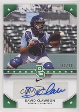2015 Leaf Perfect Game National Showcase Green /10 David Clawson #PG-DC1 Auto