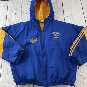 Vintage Adidas Full Zip Eastern NY Olympic Program Full Zip Jacket Men's XL Blue - Picture 1 of 8