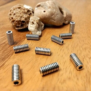 10 Zwischenperlen Spacer Beads Metallperlen antik Silber Farbe (B26) - Bild 1 von 2