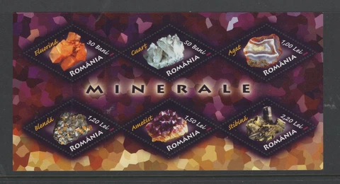 Romania #4857a (2006 Minerals sheet) VFMNH CV $5.50 Cover