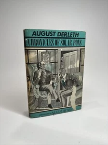 August Derleth The Chronicles of Solar Pons 1973 HCDJ First Edition VG/G - Picture 1 of 12