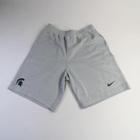 Michigan State Spartans Nike Elite Practice Shorts Men's Gray Used Cover