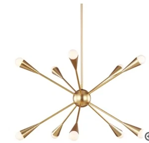 Jax Ten-Light Chandelier by Ellen Degeneres  - Picture 1 of 6