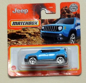 Modellino MATCHBOX 2022 6/100 ’19 Jeep Renegade in blu in confezione chiusa. - Foto 1 di 1
