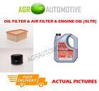 PETROL OIL AIR FILTER KIT + FS 5W40 OIL FOR RENAULT SCENIC 1.6 113 BHP 2003-06