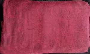 Bulk Fabric, 10 Meters by 46 Inches, Textured Burgundy Color, Hand Dyed Rayon - Picture 1 of 2