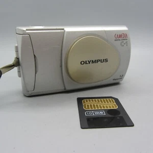 Olympus Digital Camera Camedia C-1 1.3MP Silver Tested - Picture 1 of 8