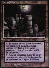 [1x] City of Shadows - Slight Play, English - The Dark MTG Magic