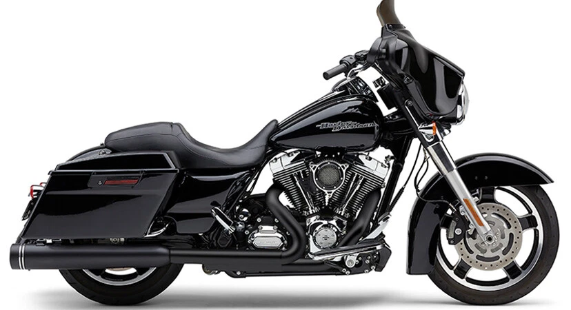 COBRA 6290RB 4.5" GROOVE TIP SLIP-ON BLACK Fits FLH/FLT 95-16 Foto 1 de 1