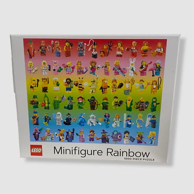$20 Lego Minifigure Rainbow 1000-Piece Puzzle - Image 1 of 4