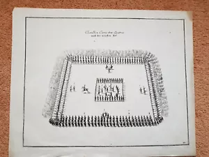 Kupferstich Der teutsche Soldat Flemming 1726 Militär Kriegs Wissenschaft Barock - Bild 1 von 3