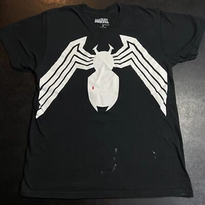 Adult Small *paint stains* Marvel Venom Front & Back Print T-Shirt Cosplay Shirt - Picture 1 of 12