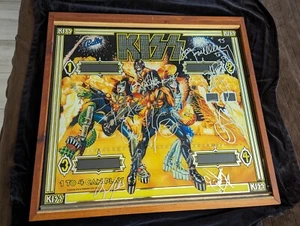KISS Signed Pinball Gene Simmons P Stanley Autographed W Peter Criss Ace Frehley - Picture 1 of 6