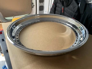 20"x 2.5”Outer Step Lip Chrome fits all 3pc Wheel Esr,Asanti,vellano,gfg.Us Spec - Picture 1 of 6