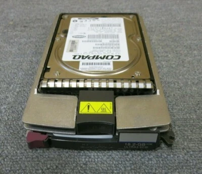 Compaq BD01862A67 163587-002 18.2GB 10000RPM Wide U3 80P SCSI Hot-Swap HDD - Image 1 of 4