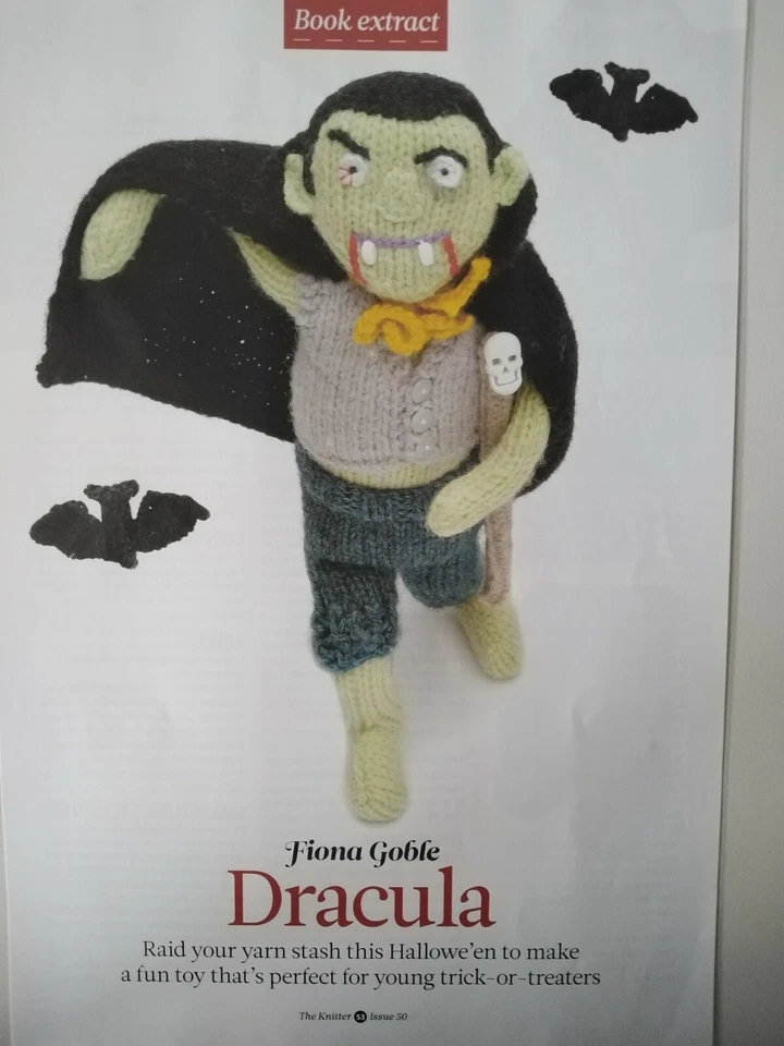 DRÁCULA - Prepárate para Halloween este año - por FIONA GOBLE - Revista extraíble Foto 1 de 1