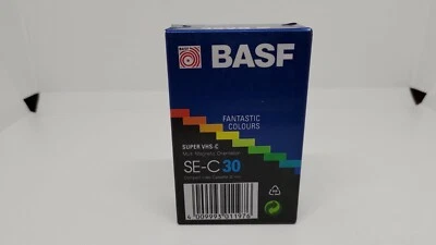 BASF Super VHS-C SE-C 30 Compact Video Cassette 30min - Bild 1 von 2