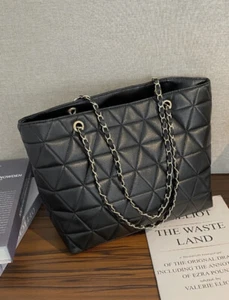 Women's Tote Shoulder Designer Handbag Fashion Luxury Quilted Chain Bag Retro - Picture 1 of 5