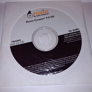 Roxio Creator & MyDVD 9.0 DE Installation CD Used once only. No scratches. - Picture 1 of 2