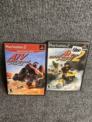 ATV Offroad Fury PlayStation 2 Lot 1 & 2 For Ps2 Complete In Box - Image 1 of 4