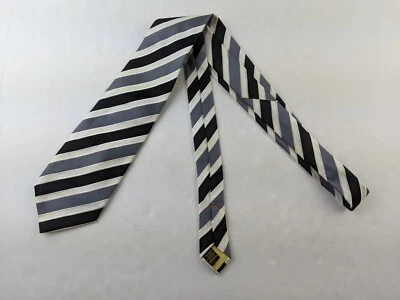 Corbata tejida a rayas multicolor Donald J Trump Signature Collection seda hombre Foto 1 de 4