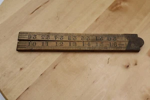Rabone Chesterman No 1167 Boxwood Carpenters Ruler 35inch/1yard - Made in UK - Picture 1 of 22