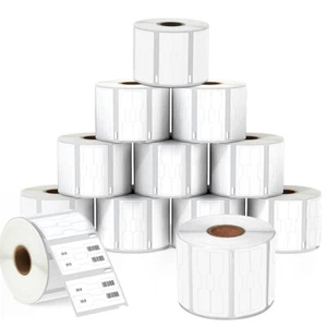 12Roll 1500 Labels/Roll Jewelry Price Tags 30299 for Dymo Labelwriter 3/8"x 3/4" - Picture 1 of 13