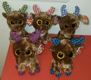2020 NEW Exclusive Set Ty Beanie Boos - Birger, Egert, Harald, Rasmus & Väinö 6" - Picture 1 of 24