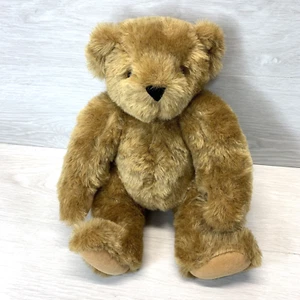 Authentic Vermont Teddy Bear Made In USA Jointed Movable Arms 15" Legs & Head - Picture 1 of 8