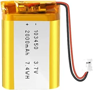 Batteria agli ioni di litio 3.7V 2000mAh 103450 con circuito di protezione - Imagen 1 de 6