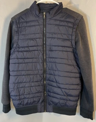 Chaqueta Bomber Indian Terrain Talla Pequeña Azul Acolchada v19 Foto 1 de 4