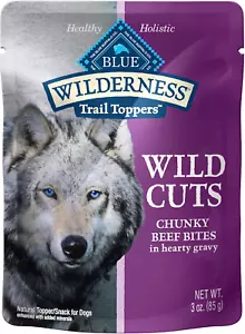 Wilderness Trail Toppers Wild Cuts Wet Dog Food, High-Protein & Grain-Free, Made - Picture 1 of 12