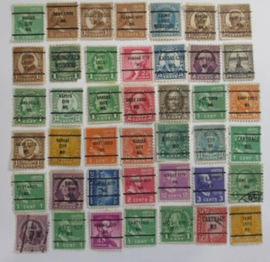 PRECANCEL (42) DIFFERENT "MISSOURI" PSS#MIXED See Pic - Picture 1 of 1