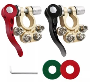 Conector de abrazadera de terminal de batería de automóvil de 2 piezas herramienta de desconexión de ajuste de liberación rápida - Imagen 1 de 1
