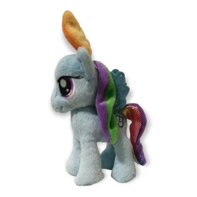 Peluche My Little Pony Rainbow Dash Animal Azul Nube Pegaso Caballo 8" Foto 1 de 4