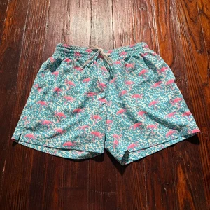 Chubbies Shorts Herren M Flamingo gefüttert Badehose Preppy All Over Performance - Bild 1 von 11