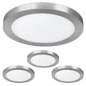 13 in. Dimmable Nickel Integrated Color Selectable LED Color Edge-Lit Round Flat - Picture 1 of 6