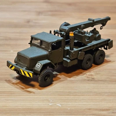roco minitanks 1:87 bundeswehr Lkw Magirus Deutz Jupiter Kranwagen Umbau - Bild 1 von 4